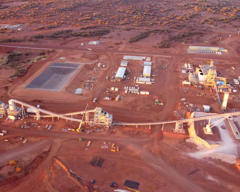 Industrial buildings on mining sites