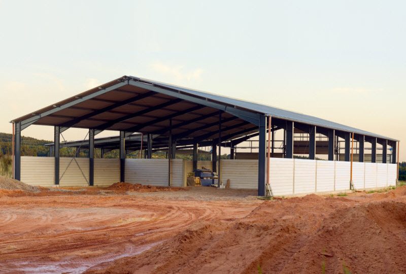 Newly built Farm shed
